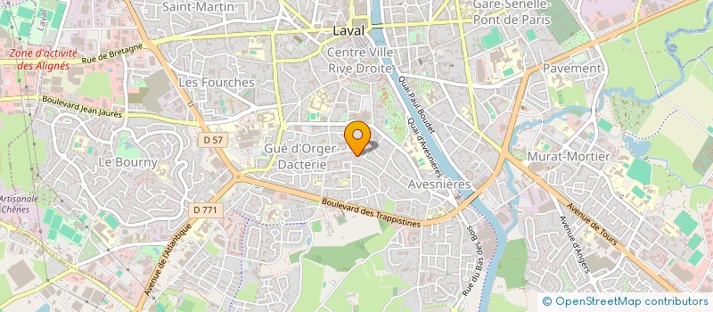 localisation de l'entreprise SARL GRUAUTO à LAVAL