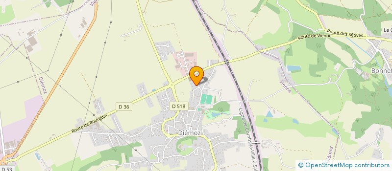 localisation de l'entreprise SARL GRUOT  DIEMOZ