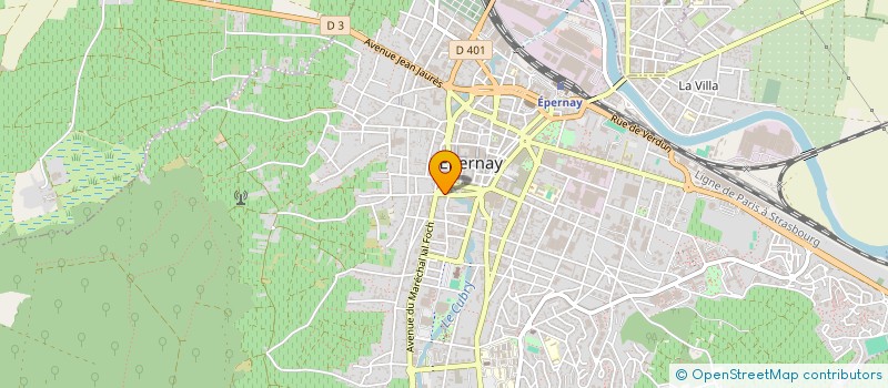 localisation de l'entreprise SARL GS OEIL DE BOEUF  EPERNAY