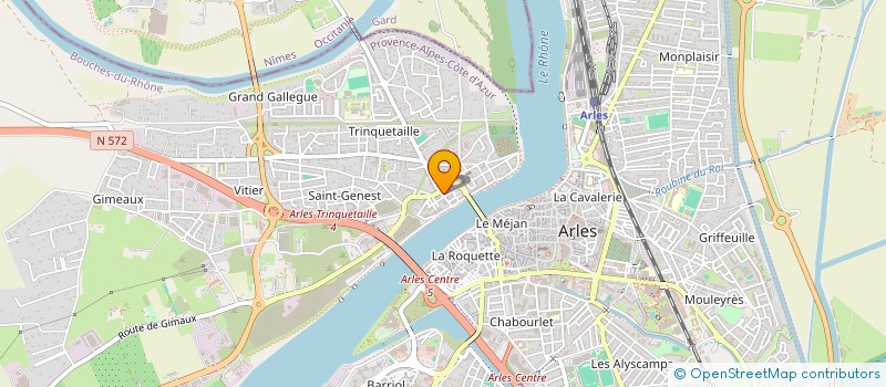 localisation de l'entreprise SARL GSC à ARLES