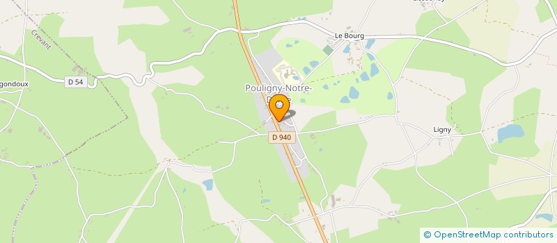 localisation de l'entreprise SARL GSJ TP à POULIGNY-NOTRE-DAME