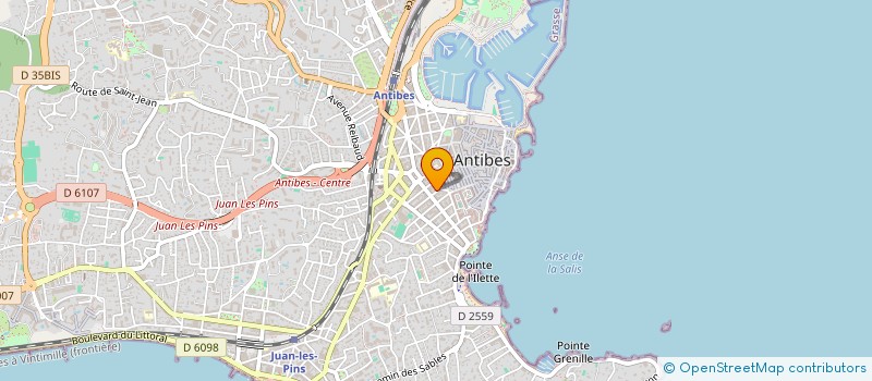 localisation de l'entreprise SARL GSM CONCEPT  ANTIBES