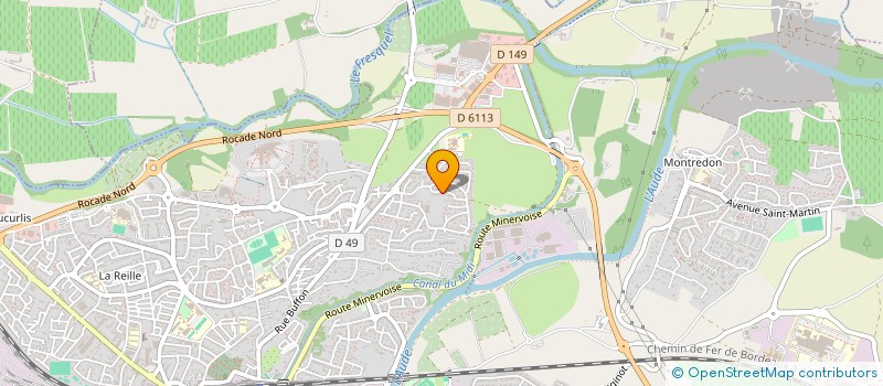 localisation de l'entreprise SARL GSPI à CARCASSONNE