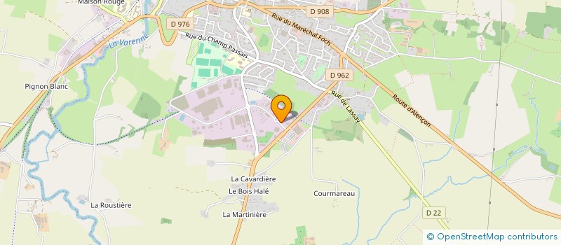 localisation de l'entreprise SARL GT à DOMFRONT-EN-POIRAIE