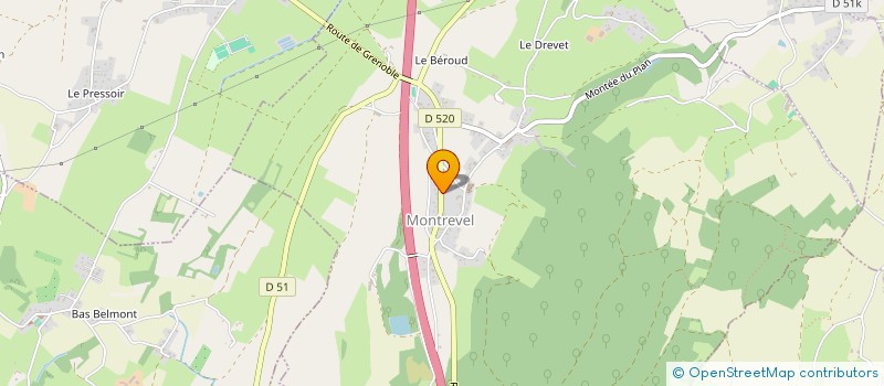 localisation de l'entreprise SARL GT AGENCEMENT à MONTREVEL