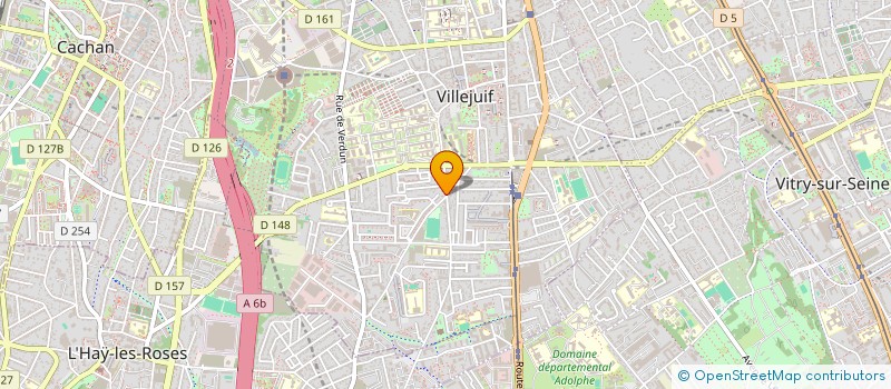 localisation de l'entreprise SARL GT BAT à VILLEJUIF