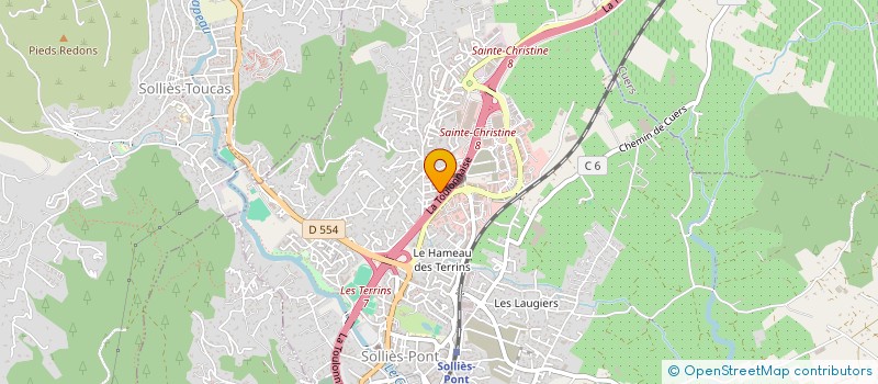localisation de l'entreprise SARL GTA à SOLLIES-PONT