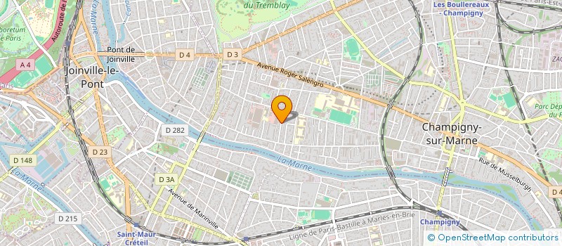 localisation de l'entreprise SARL GTOM à CHAMPIGNY-SUR-MARNE