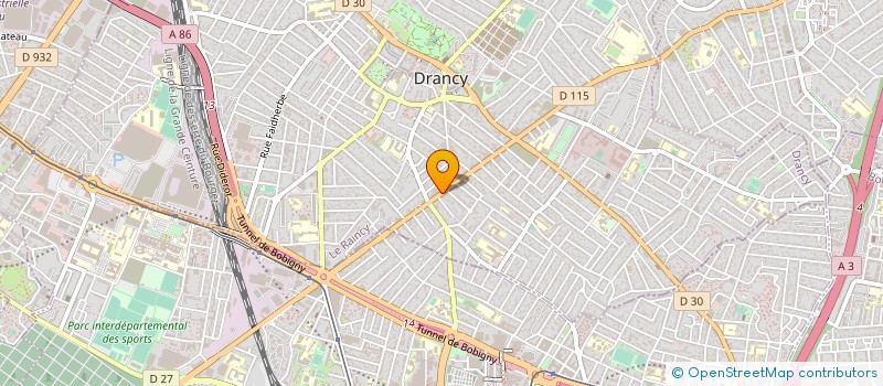 localisation de l'entreprise SARL GTP à DRANCY