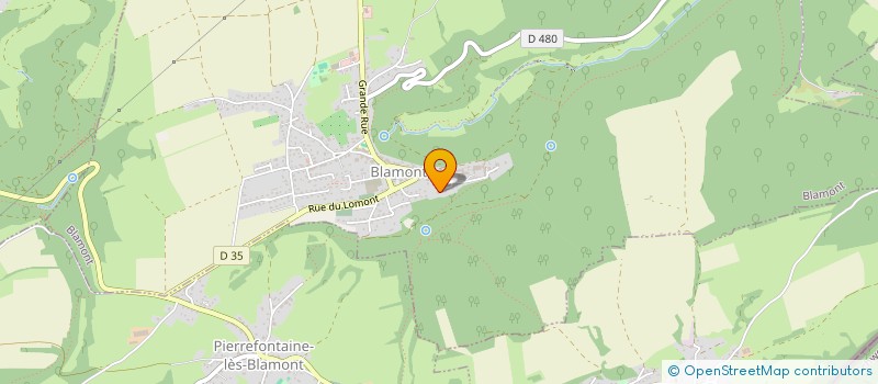 localisation de l'entreprise SARL GTPS CONSTRUCTION  BLAMONT