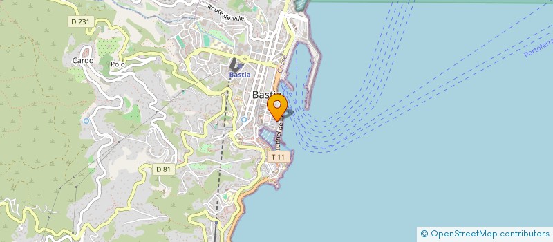 localisation de l'entreprise SARL GUAITELLA à BASTIA