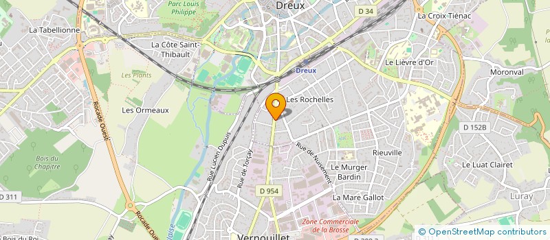 localisation de l'entreprise SARL GUARRASSI à DREUX