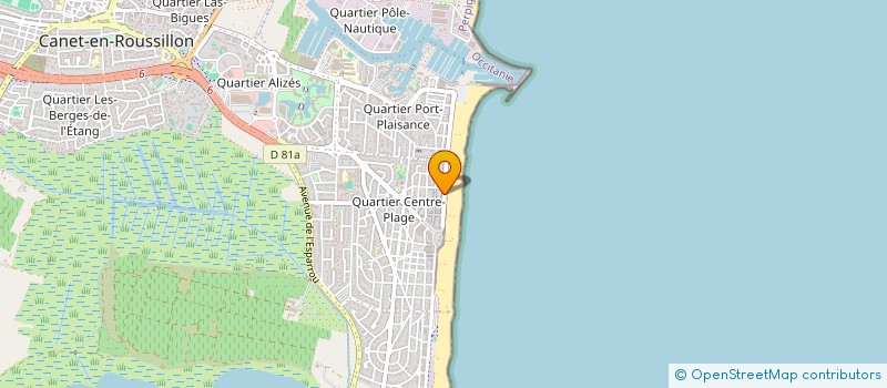 localisation de l'entreprise SARL GUDEPE à CANET-EN-ROUSSILLON