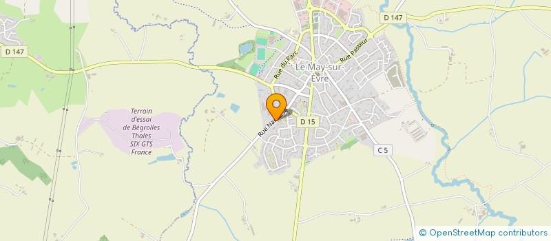 localisation de l'entreprise SARL GUEMARD FRANCK  LE MAY-SUR-EVRE