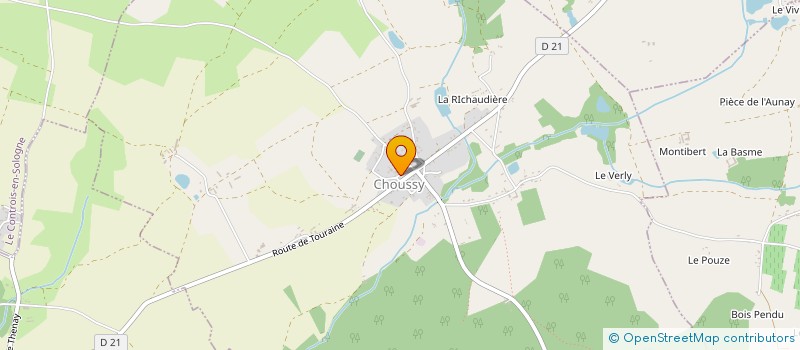 localisation de l'entreprise SARL GUENAIS à CHOUSSY