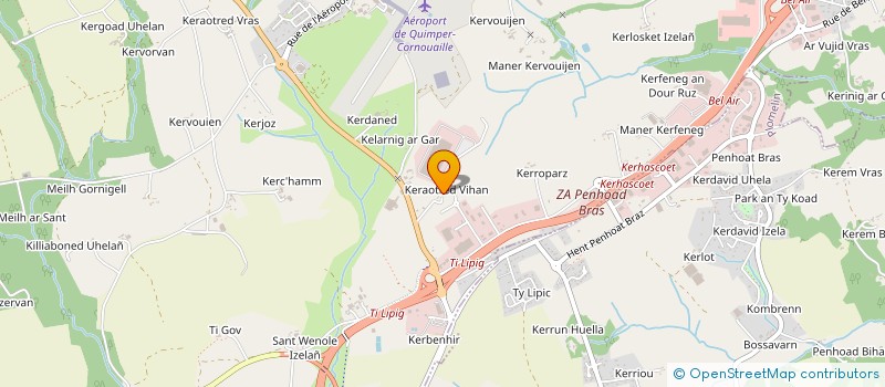 localisation de l'entreprise SARL GUEPA  PLUGUFFAN