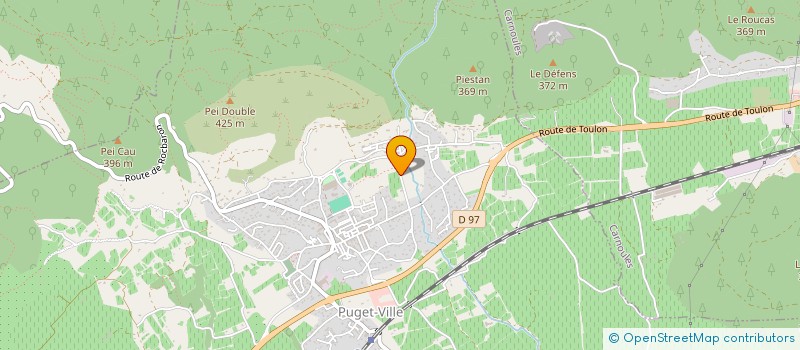 localisation de l'entreprise SARL GUERAPIN  CUERS