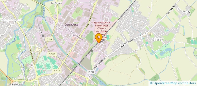 localisation de l'entreprise SARL GUERIN  CRISSEY