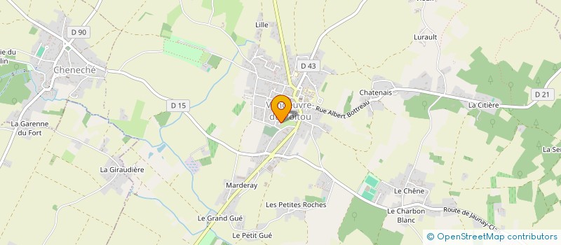 localisation de l'entreprise SARL GUERIN FMG à JAUNAY-MARIGNY