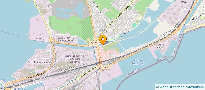 localisation de l'entreprise SARL GUERIN - LE SAUSSE à FRONTIGNAN