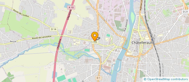 localisation de l'entreprise SARL GUERIN - PREVOT à CHATELLERAULT