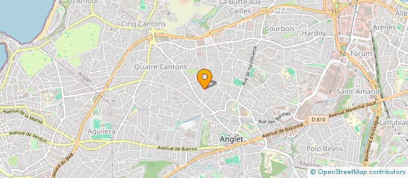 localisation de l'entreprise SARL GUEROKO  ANGLET