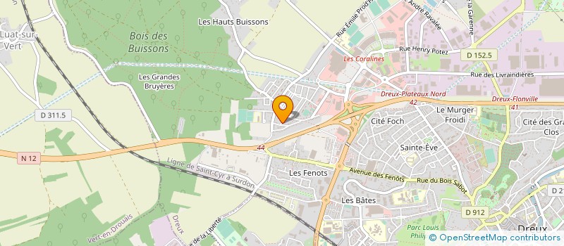 localisation de l'entreprise SARL GUEROULT & FILS à DREUX