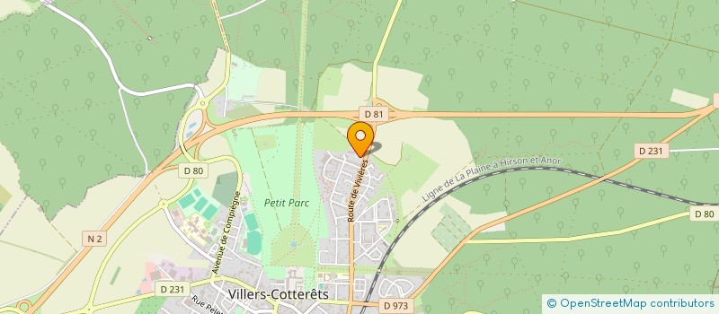 localisation de l'entreprise SARL GUERRA à VILLERS-COTTERETS