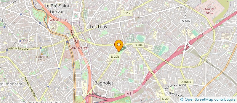 localisation de l'entreprise SARL GUERRA à BAGNOLET