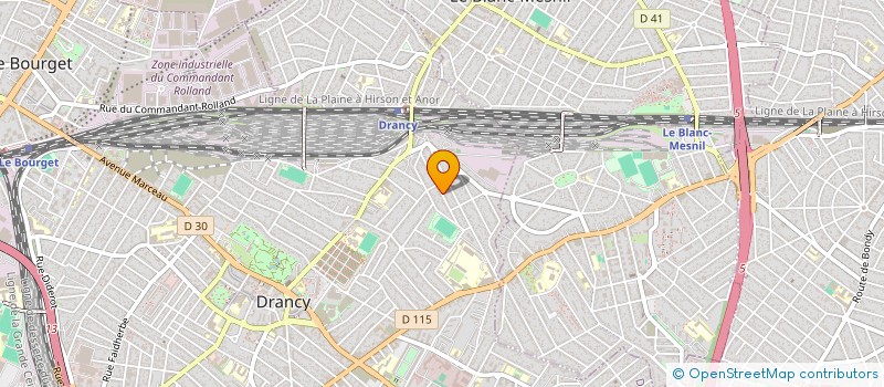 localisation de l'entreprise SARL GUERREIRO à DRANCY