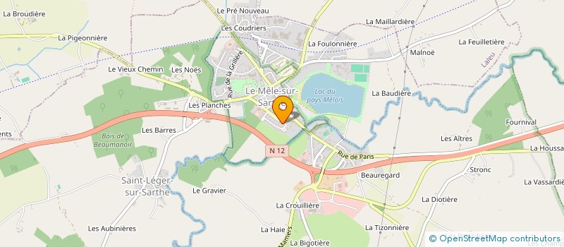 localisation de l'entreprise SARL GUERRERO LACROIX à LE MELE-SUR-SARTHE