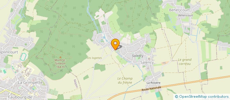 localisation de l'entreprise SARL GUERTS  SALENCY