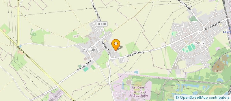 localisation de l'entreprise SARL GUEUDET  MASTAING