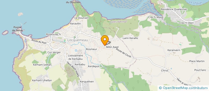 localisation de l'entreprise SARL GUEVELOU à LANNION
