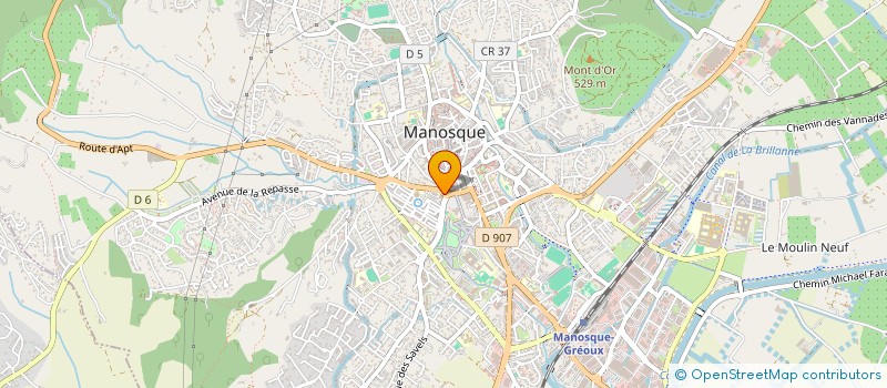 localisation de l'entreprise SARL GUIBAUD DE LA ROCHE TAILLEE à MANOSQUE