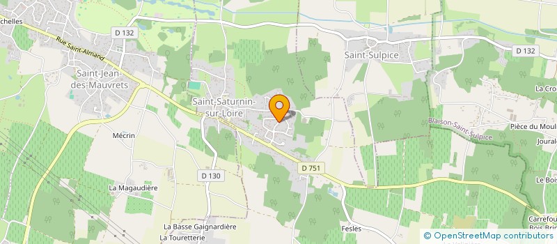 localisation de l'entreprise SARL GUICHARD  LES GARENNES SUR LOIRE