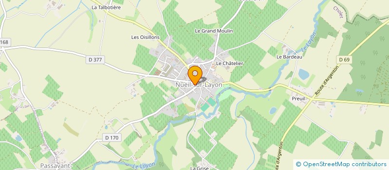 localisation de l'entreprise SARL GUICHARD à LYS-HAUT-LAYON