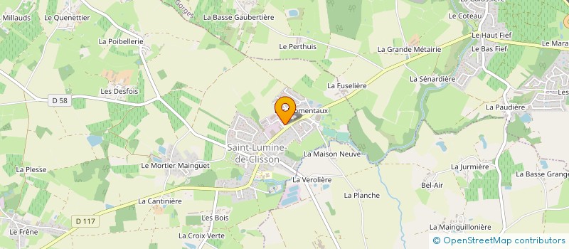 localisation de l'entreprise SARL GUICHET FRERES à SAINT-LUMINE-DE-CLISSON