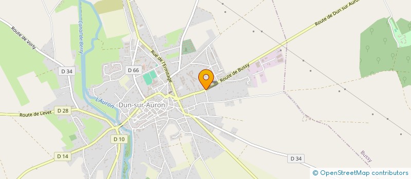 localisation de l'entreprise SARL GUIGNARD PERE ET FILS  DUN-SUR-AURON