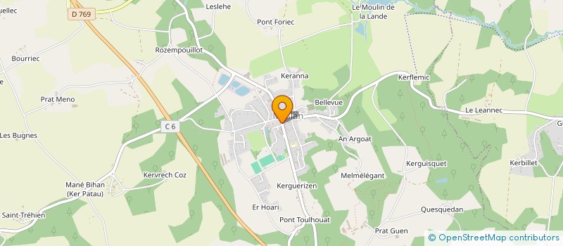 localisation de l'entreprise SARL GUIGNERY  MESLAN