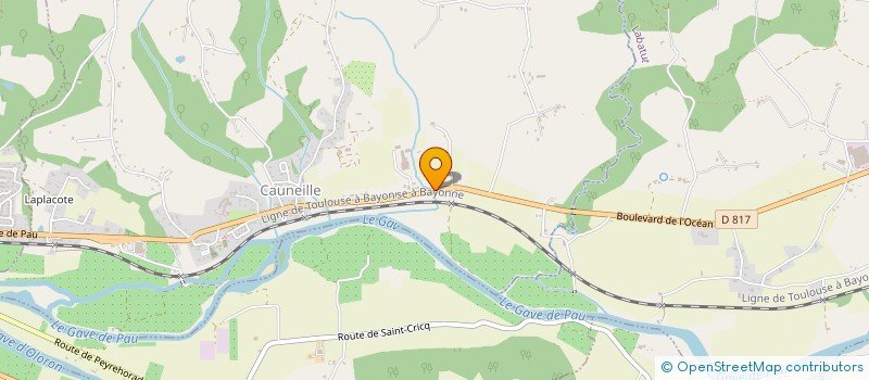 localisation de l'entreprise SARL GUILHEMOTONIA  CAUNEILLE