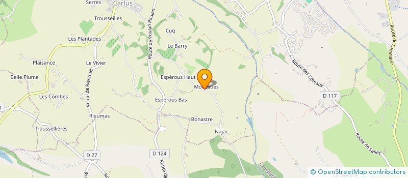 localisation de l'entreprise SARL GUILLARD  CARLUS