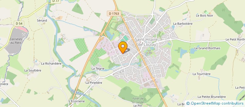 localisation de l'entreprise SARL GUILLARD FRERES à MONTAIGU-VENDEE
