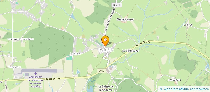 localisation de l'entreprise SARL GUILLAUD - BONY  POUILLOUX