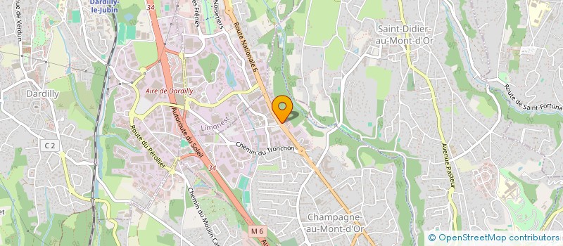 localisation de l'entreprise SARL GUILLAUME à CHAMPAGNE-AU-MONT-D'OR