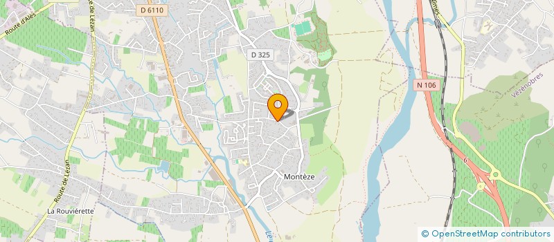 localisation de l'entreprise SARL GUILLAUME ENTREPPRISE  SAINT-CHRISTOL-LEZ-ALES