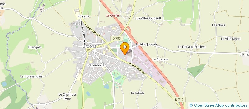 localisation de l'entreprise SARL GUILLEMOT à BROONS