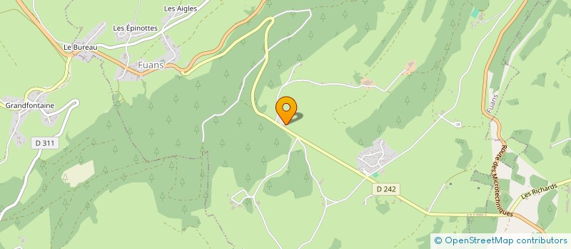 localisation de l'entreprise SARL GUILLET à FUANS