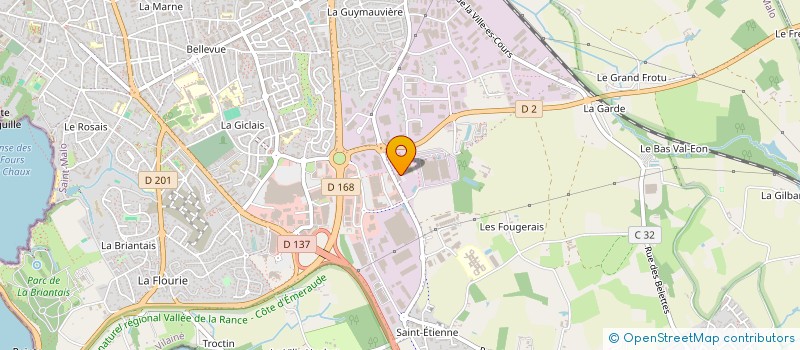 localisation de l'entreprise SARL GUILLIER à SAINT-MALO
