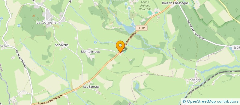 localisation de l'entreprise SARL GUILLON  LA GRANDE-VERRIERE